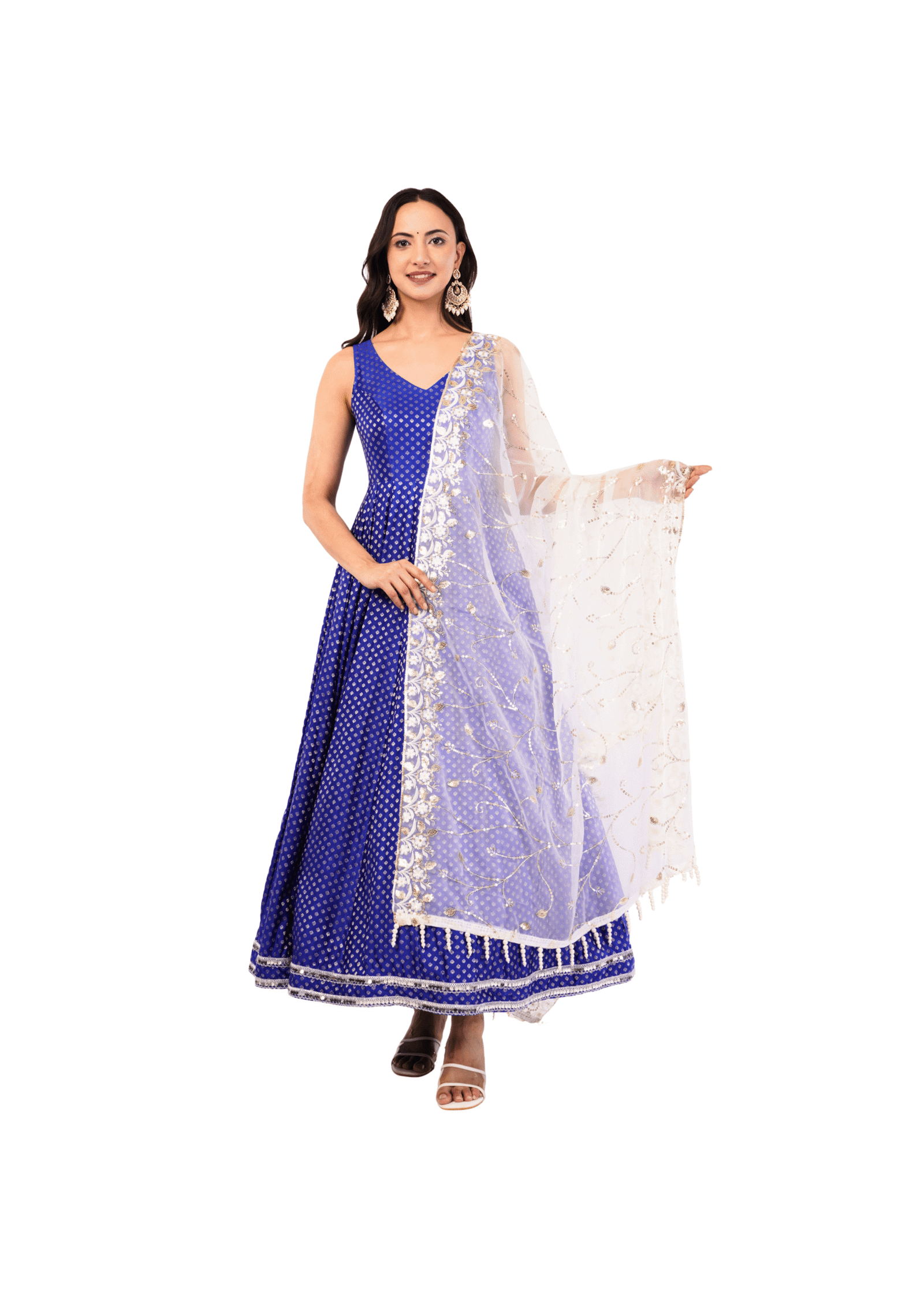 Traditional Anarkali Suit Outfit