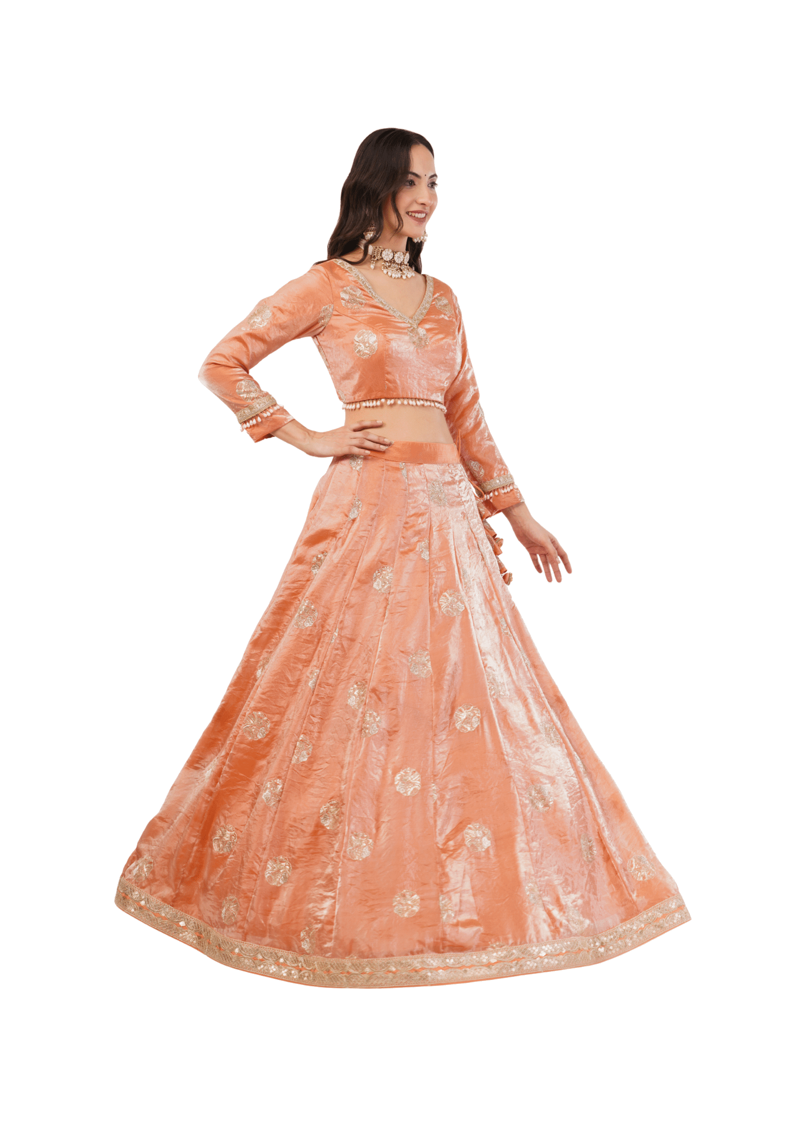 Royal Embroidered Zimmy choo Lehenga - Image 5